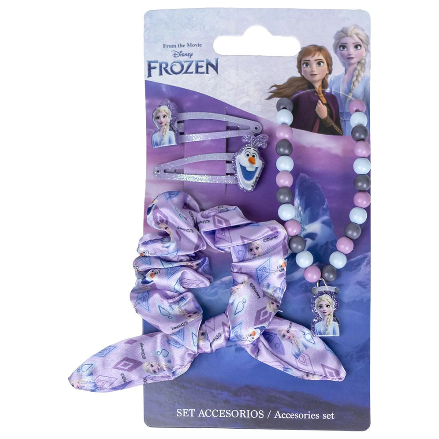 Disney Frozen Sparkle ogrlica in komplet dodatkov za lase fotografija izdelka