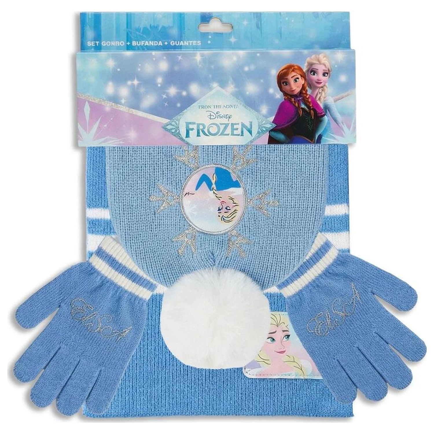 Disney Frozen zimski set ovratna kapa rokavice fotografija izdelka