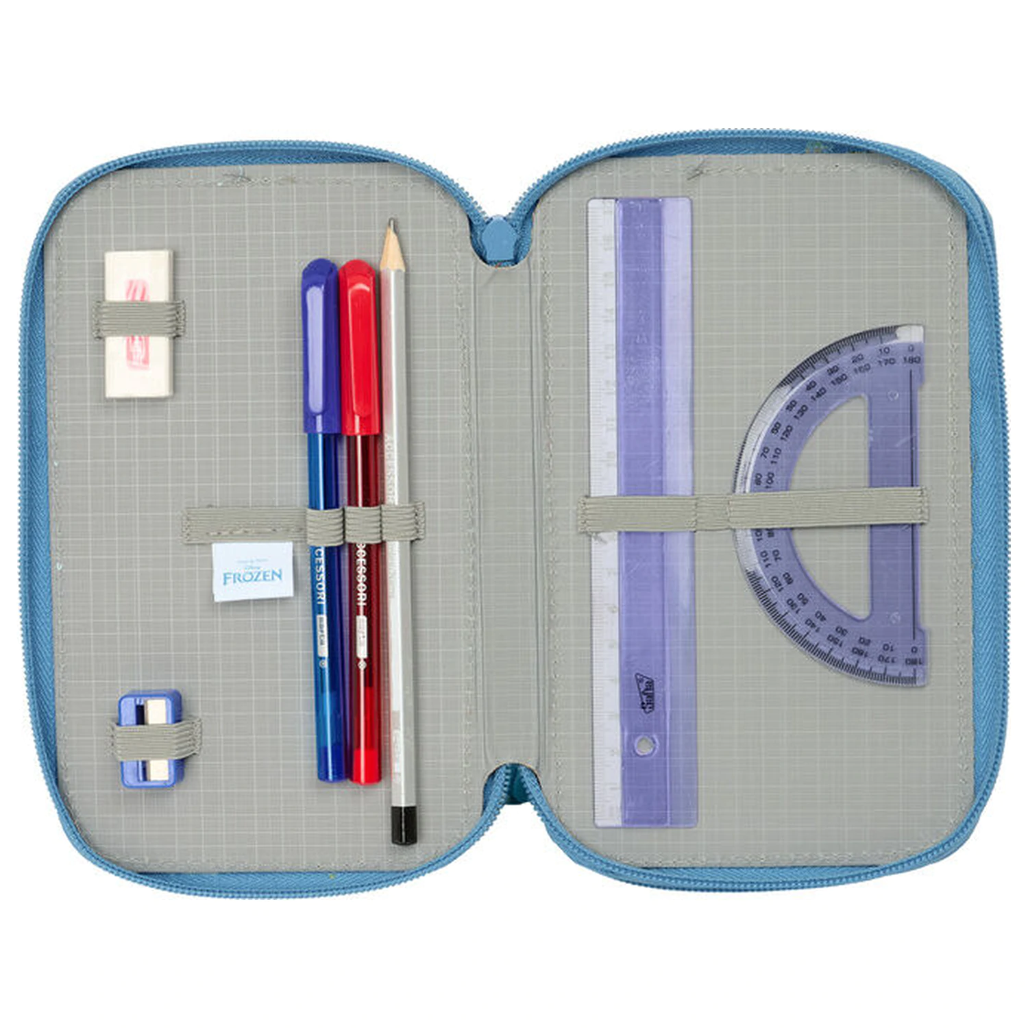 Disney Frozen trojni etui za svinčnike 37pcs fotografija izdelka