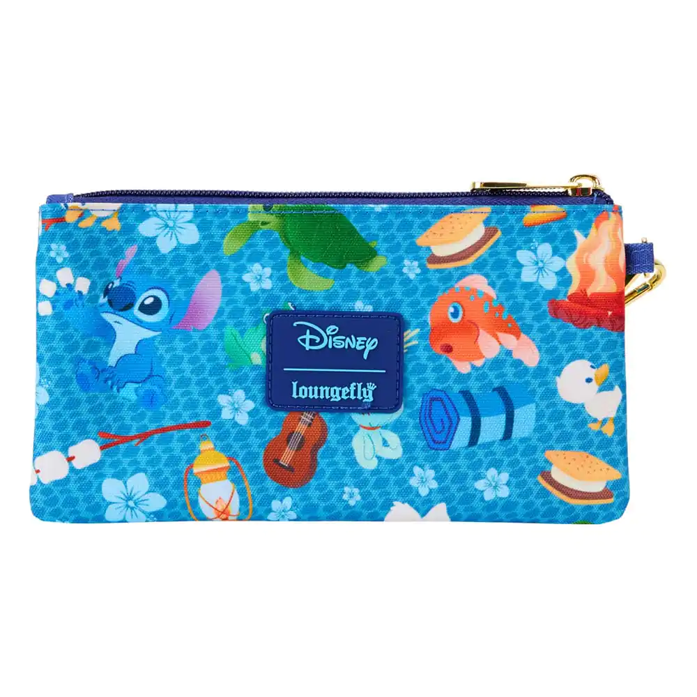 Disney by Loungefly Denarnica Lilo & Stitch Camping Cuties AOP Zapestna torbica fotografija izdelka