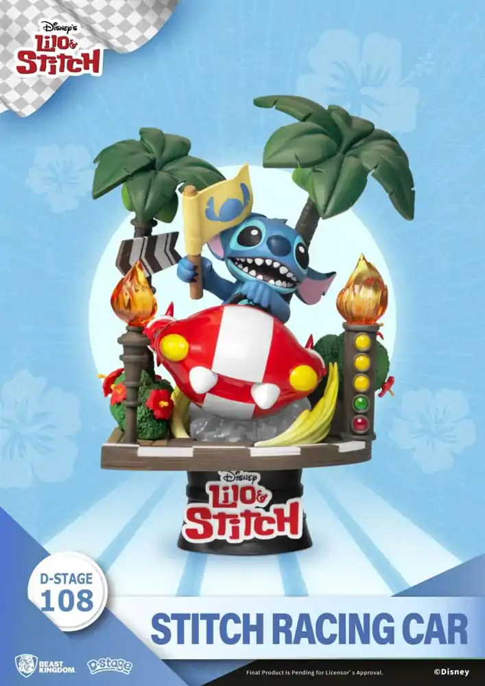 Disney: Lilo & Stitch - Stitch Dirkalni Avto PVC Diorama fotografija izdelka