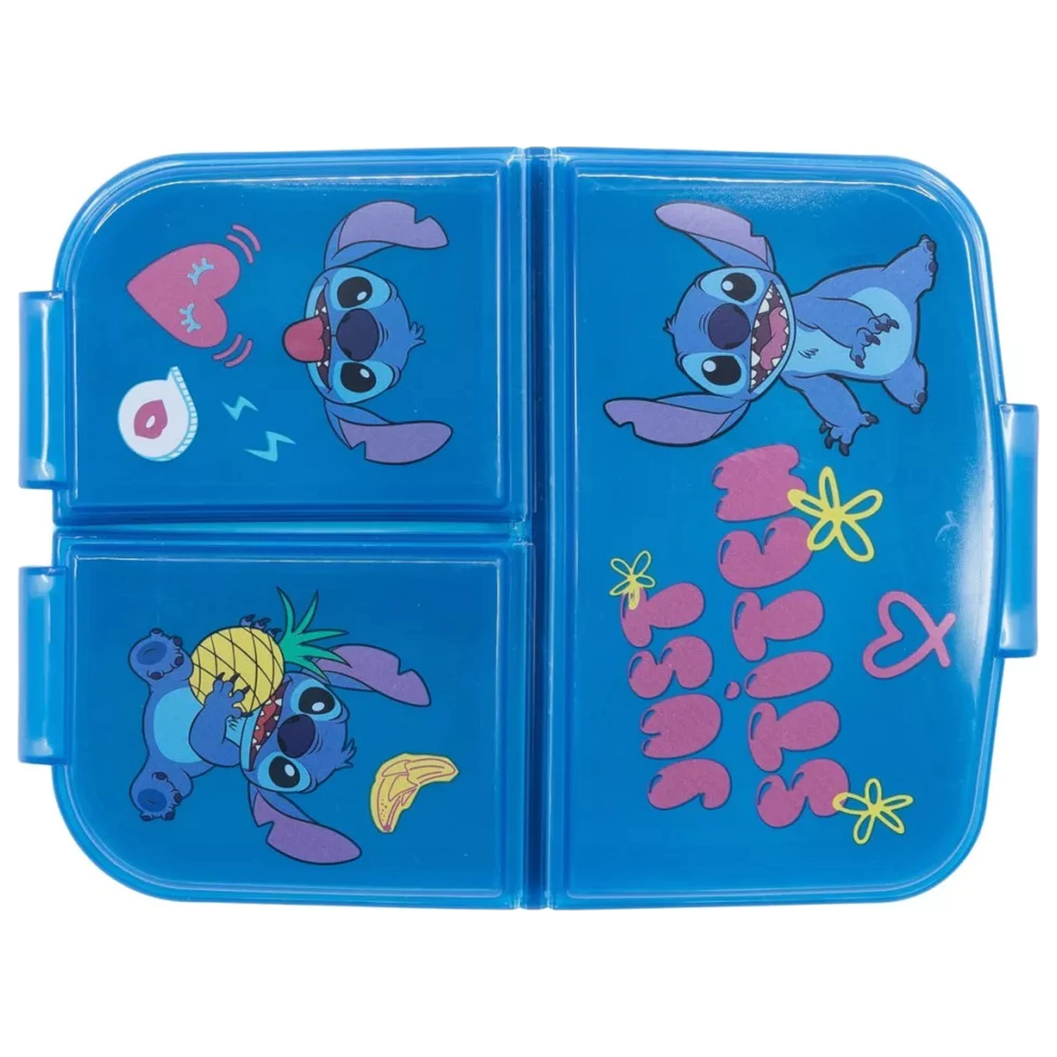 Disney Lilo & Stitch večprekatna škatla za malico, škatla za sendviče fotografija izdelka
