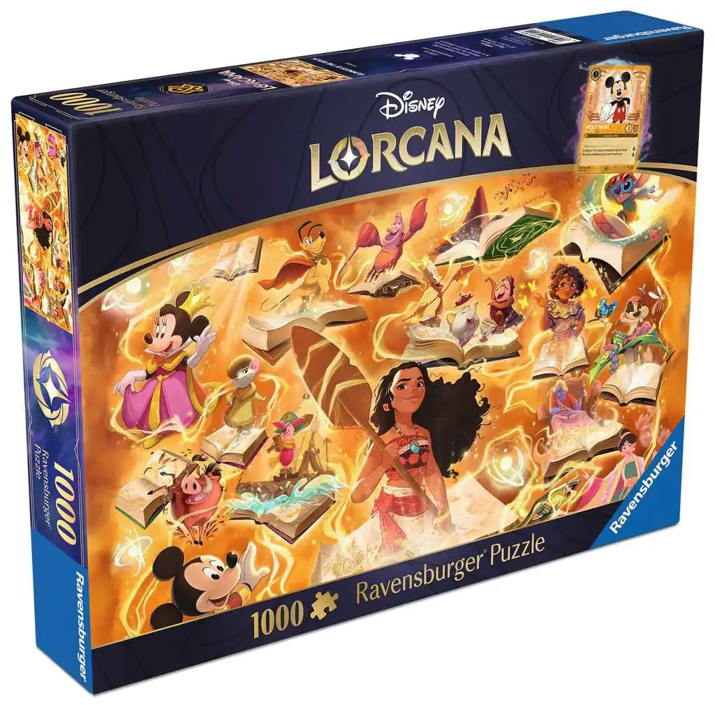 Disney Lorcana Jigsaw Puzzle Glimmers of the Realm: Amber (1000 kosov) fotografija izdelka