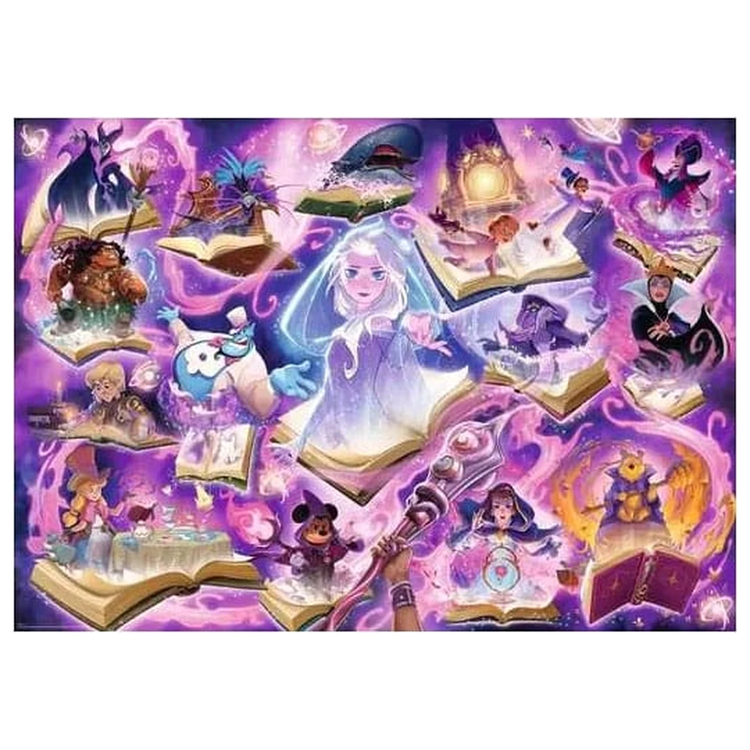 Disney Lorcana sestavljanka Glimmers of the Realm: Amethyst (1000 kosov) fotografija izdelka
