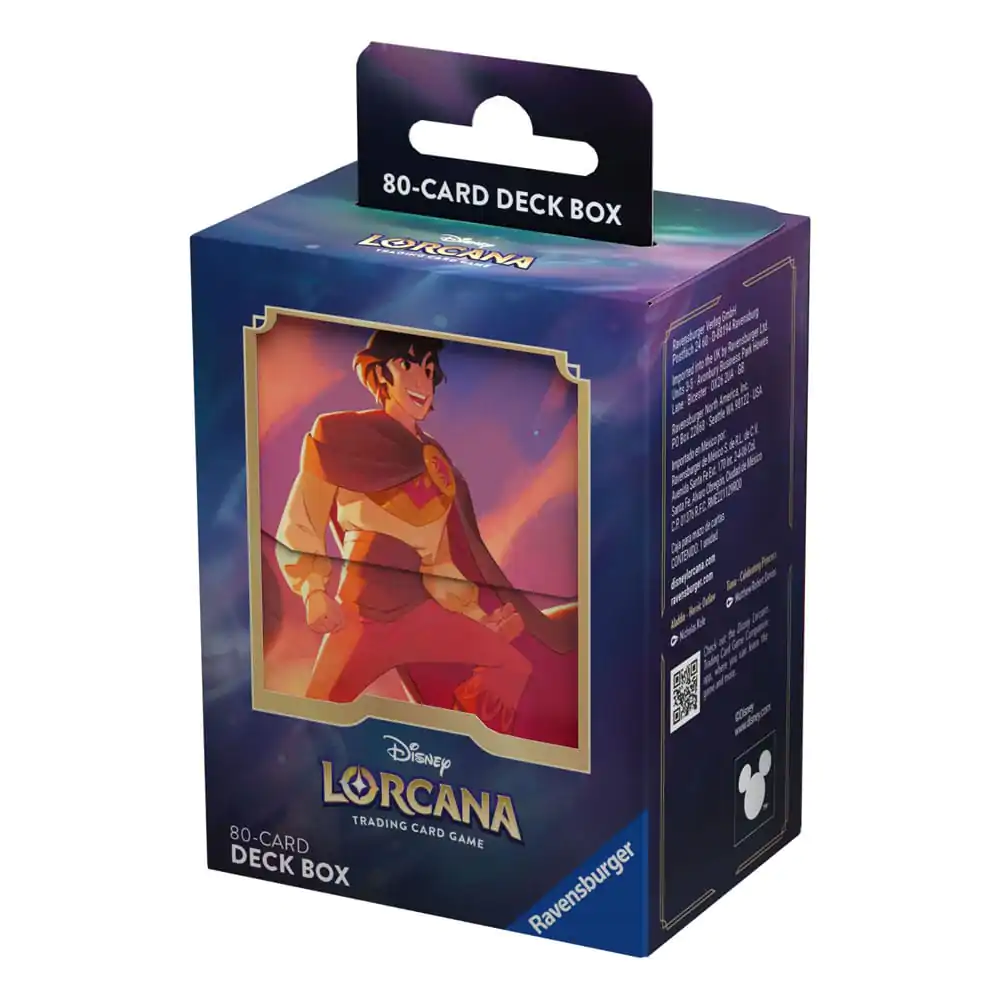 Disney Lorcana TCG Škatla za shranjevanje kart Aladdin fotografija izdelka