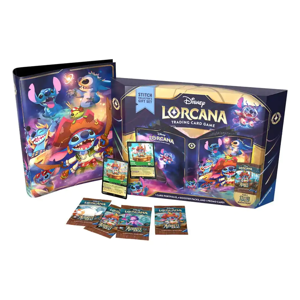 Disney Lorcana TCG Azurite Sea Darilni Set Stitch *English Edition* fotografija izdelka