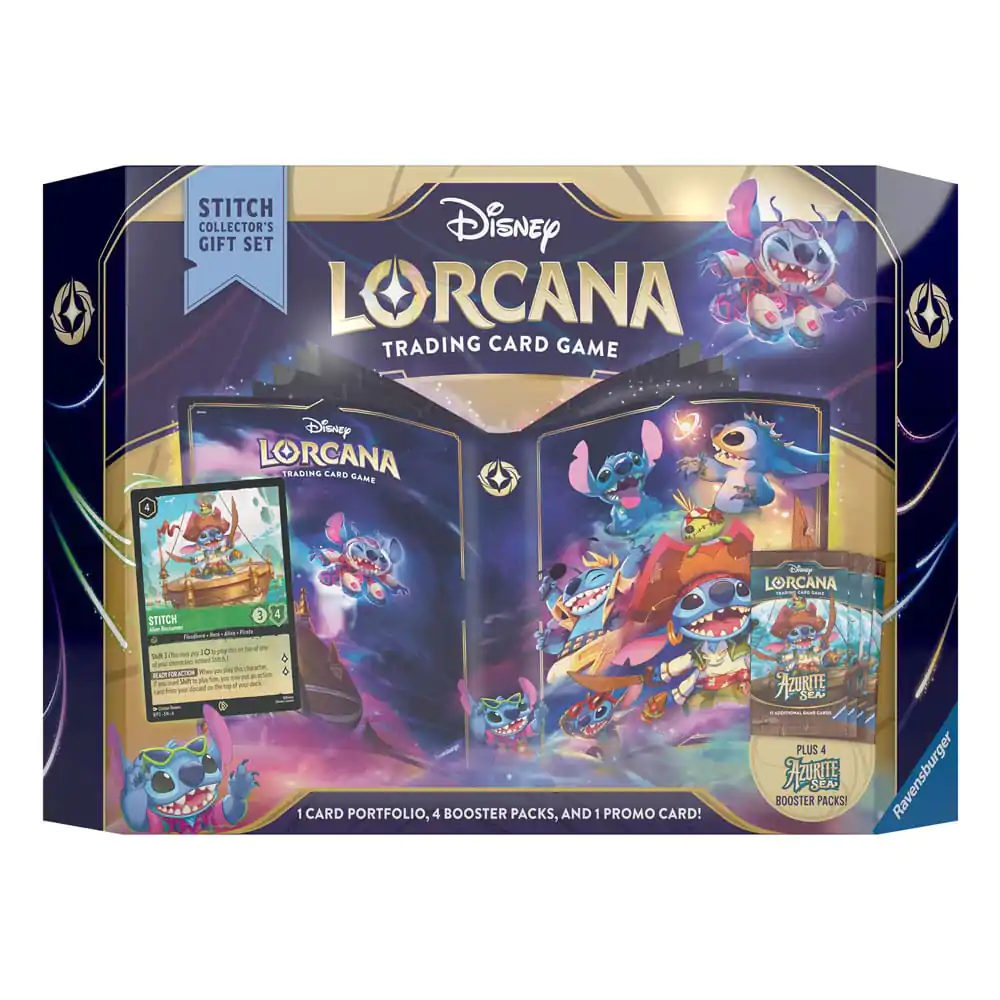 Disney Lorcana TCG Azurite Sea Darilni Set Stitch *English Edition* fotografija izdelka