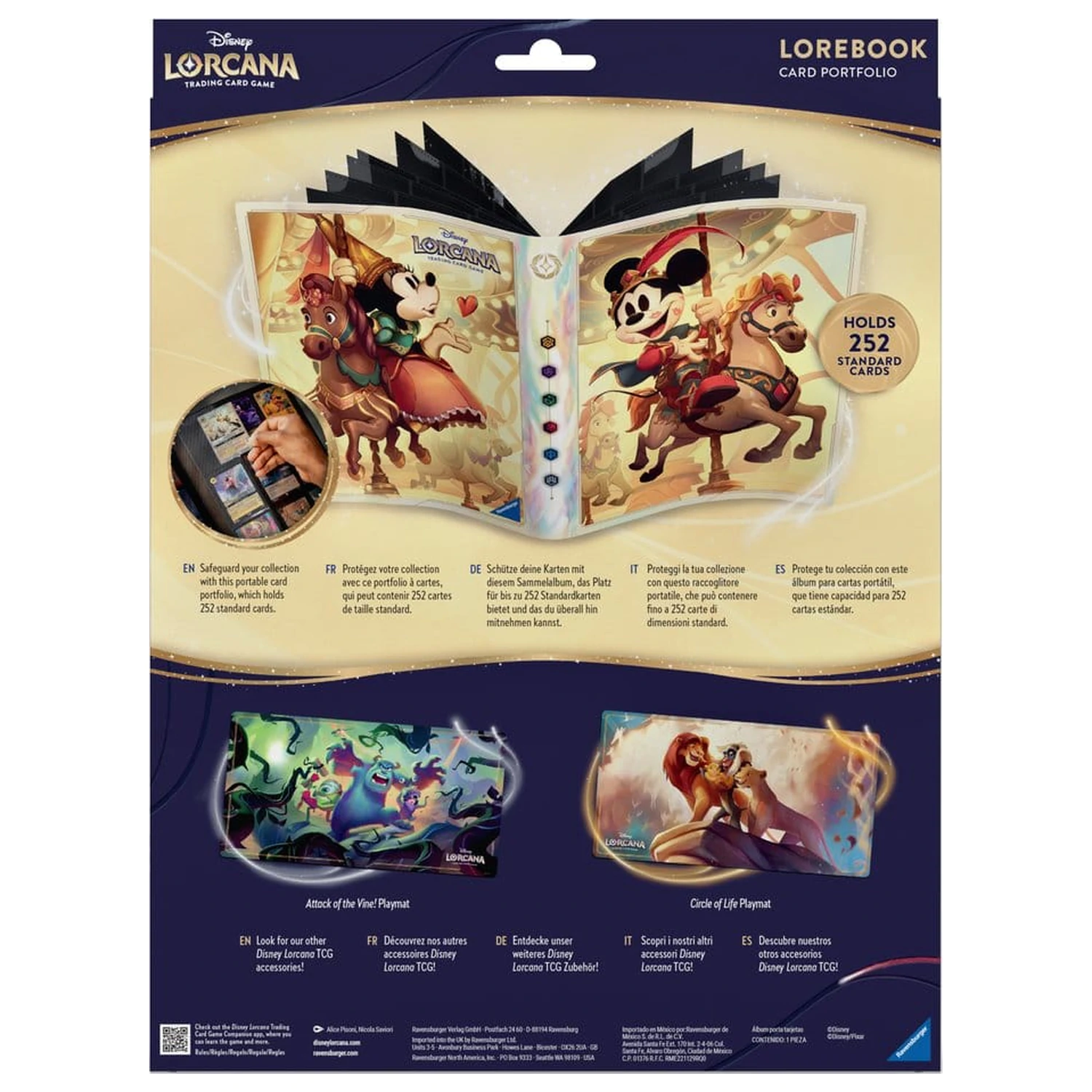 Disney Lorcana TCG Mapa za karte Mickey & Minnie fotografija izdelka