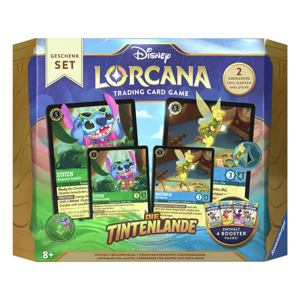 Disney Lorcana TCG Die Tintenlande Darilni Set *German Edition* fotografija izdelka