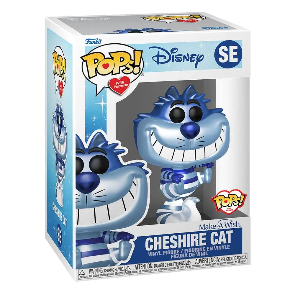 Disney Make a Wish 2022 POP! Disney Vinilna Figura Cheshire Cat (Metallic) 9 cm fotografija izdelka