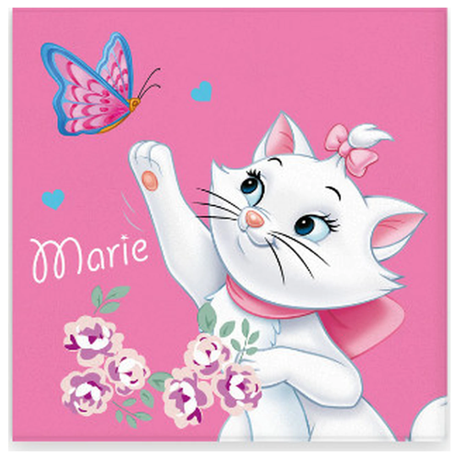 Disney Marie Cat Butterfly brisača za roke, brisača za obraz, brisača fotografija izdelka