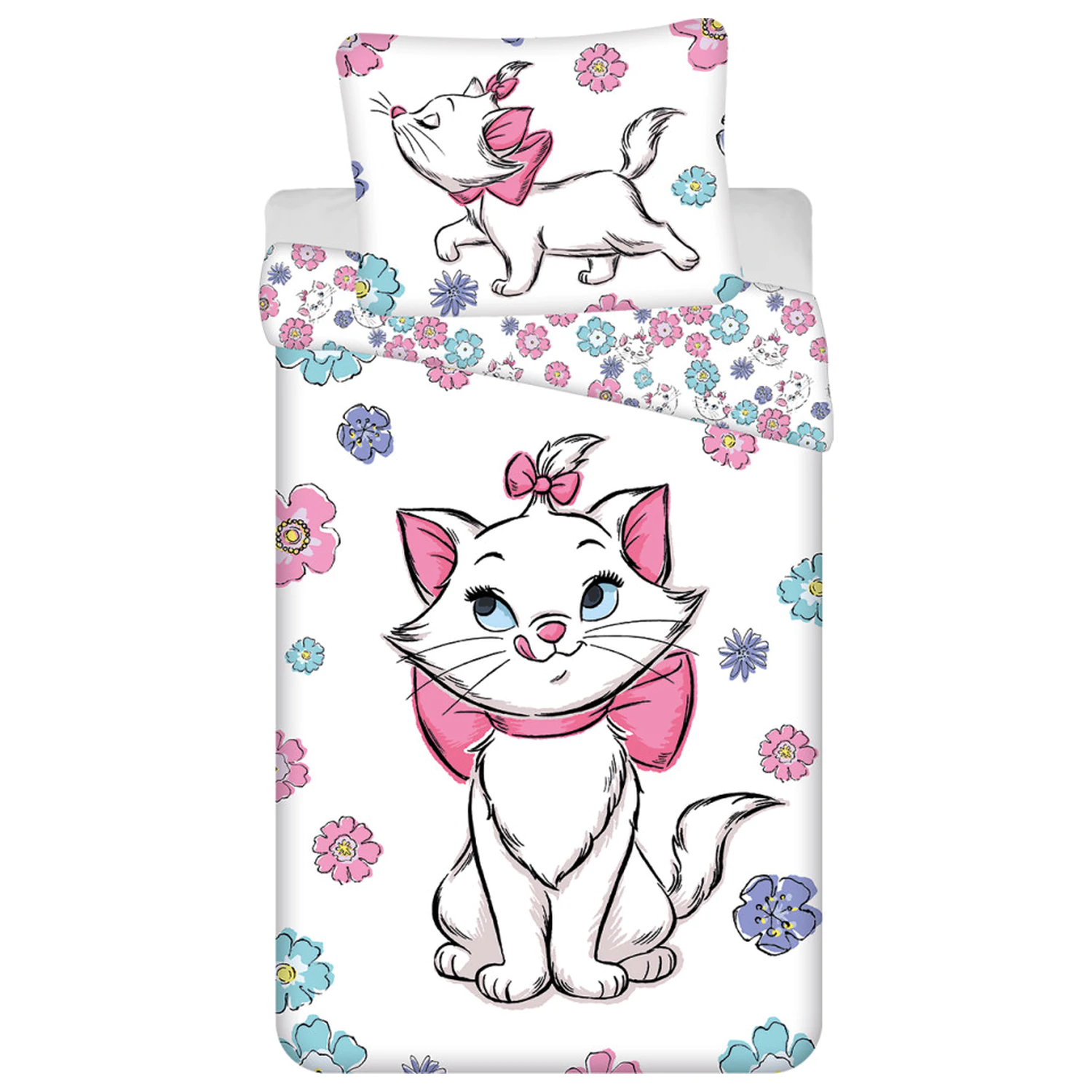 Disney Marie Floral prevleka za odejo fotografija izdelka