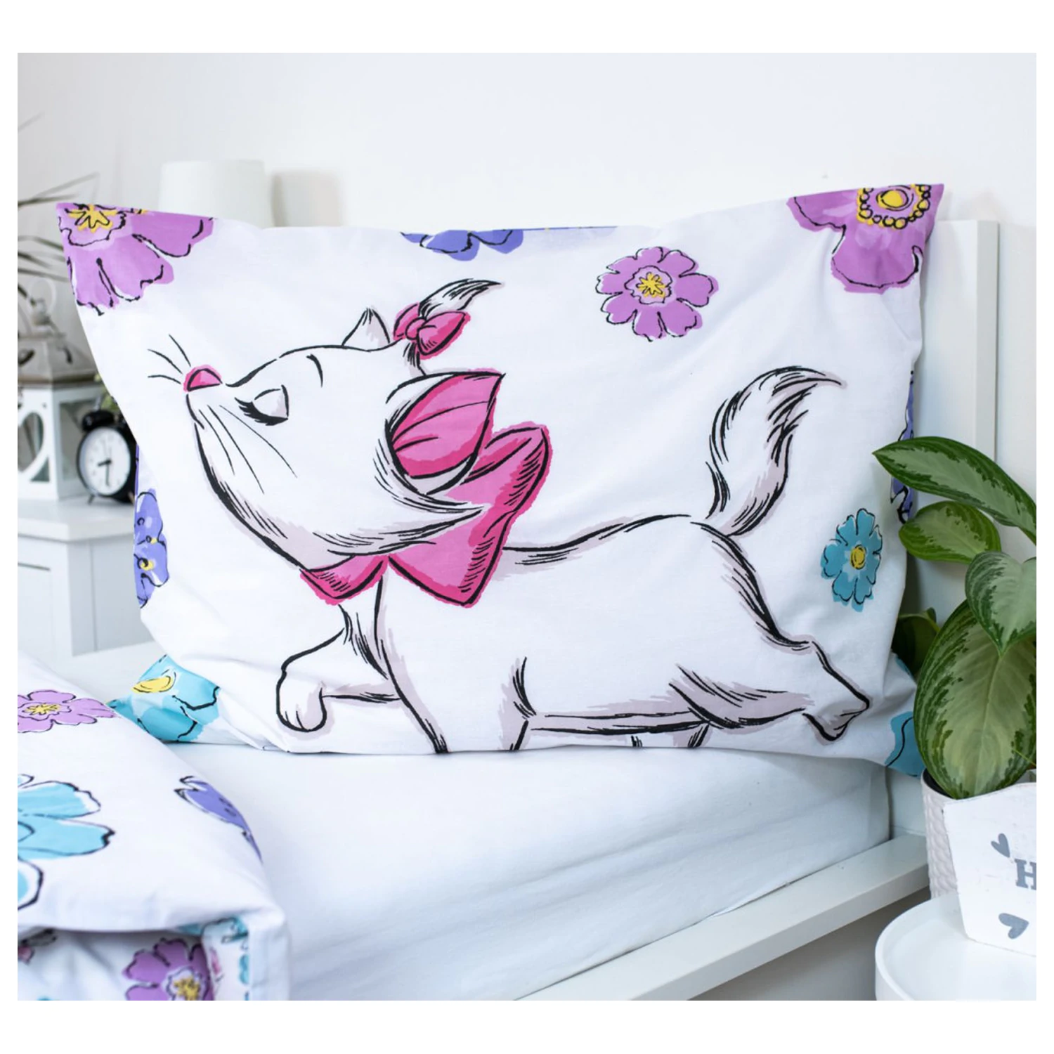 Disney Marie Floral prevleka za odejo fotografija izdelka
