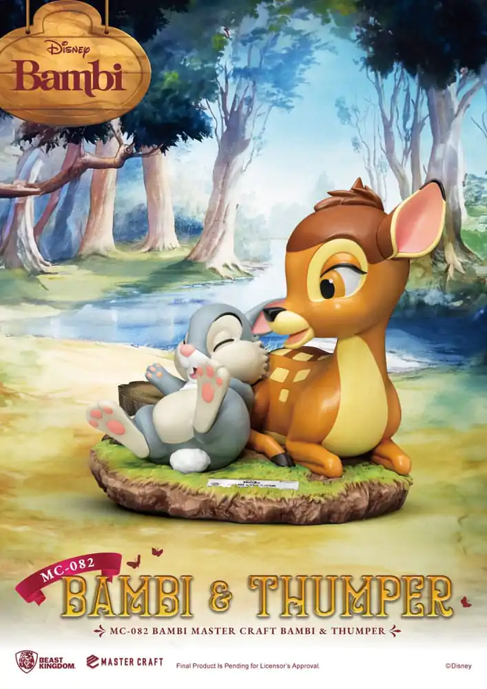 Disney Master Craft Kip Bambi & Thumper 26 cm fotografija izdelka