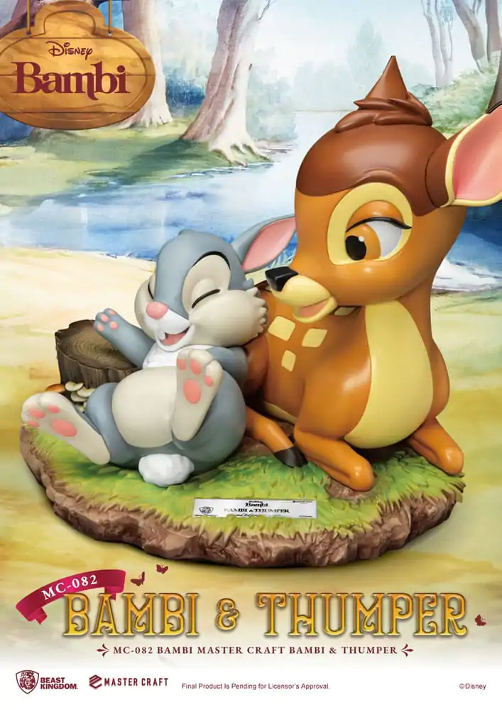 Disney Master Craft Kip Bambi & Thumper 26 cm fotografija izdelka