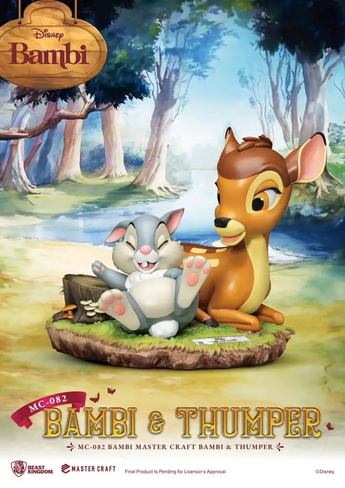 Disney Master Craft Kip Bambi & Thumper 26 cm fotografija izdelka