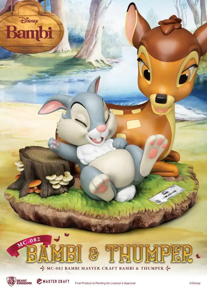 Disney Master Craft Kip Bambi & Thumper 26 cm fotografija izdelka