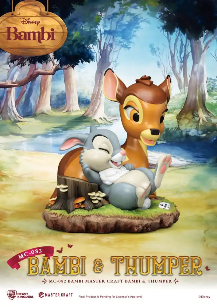 Disney Master Craft Kip Bambi & Thumper 26 cm fotografija izdelka