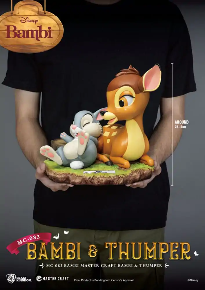 Disney Master Craft Kip Bambi & Thumper 26 cm fotografija izdelka