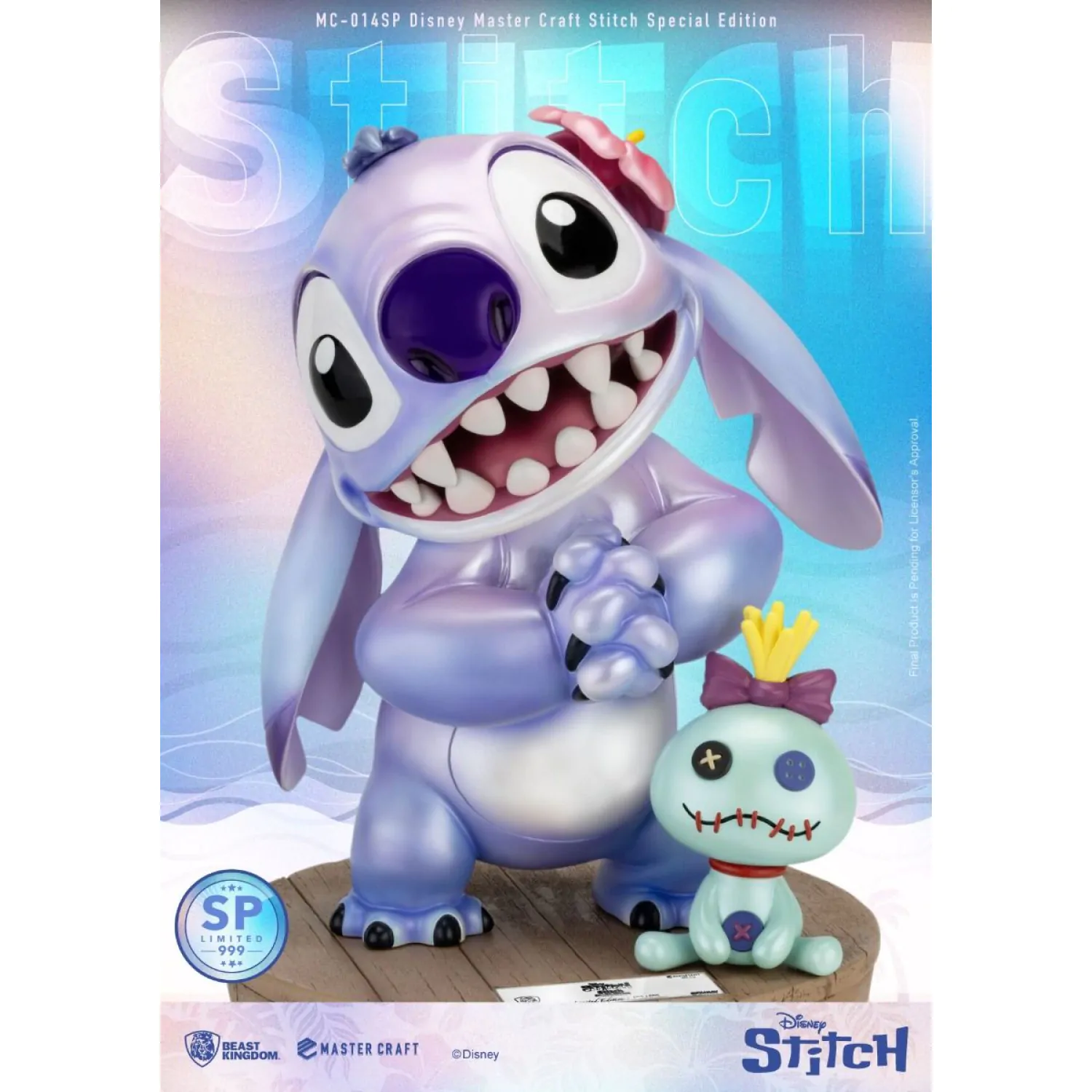 Disney Master Craft Kip Lilo & Stitch Stitch Special Edition 34 cm fotografija izdelka
