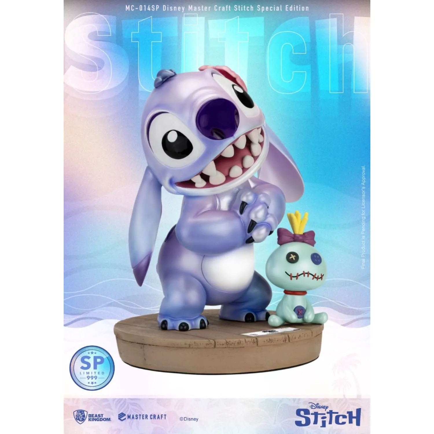 Disney Master Craft Kip Lilo & Stitch Stitch Special Edition 34 cm fotografija izdelka