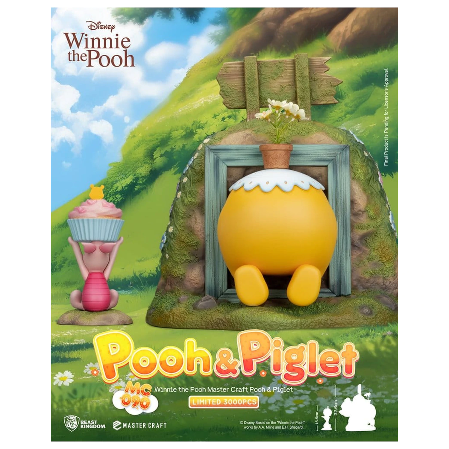 Disney Master Craft Kip Pooh & Piglet 33 cm fotografija izdelka