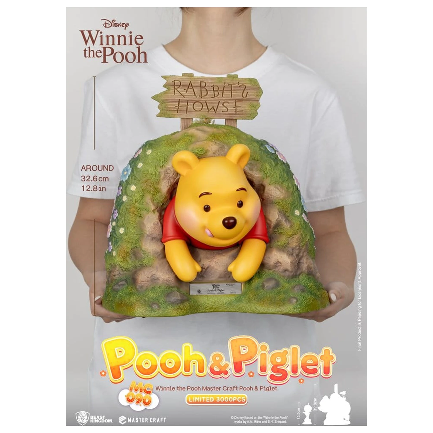 Disney Master Craft Kip Pooh & Piglet 33 cm fotografija izdelka