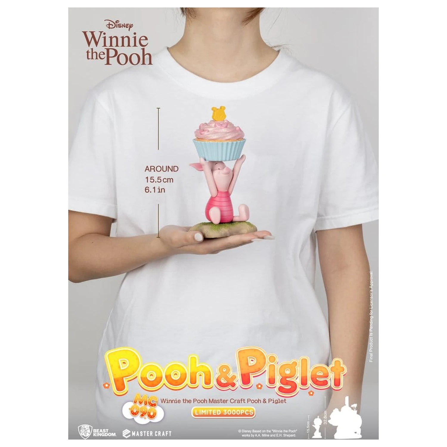 Disney Master Craft Kip Pooh & Piglet 33 cm fotografija izdelka