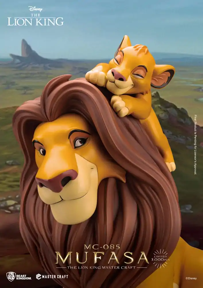 Disney Master Craft Kip The Lion King Mufasa 36 cm fotografija izdelka