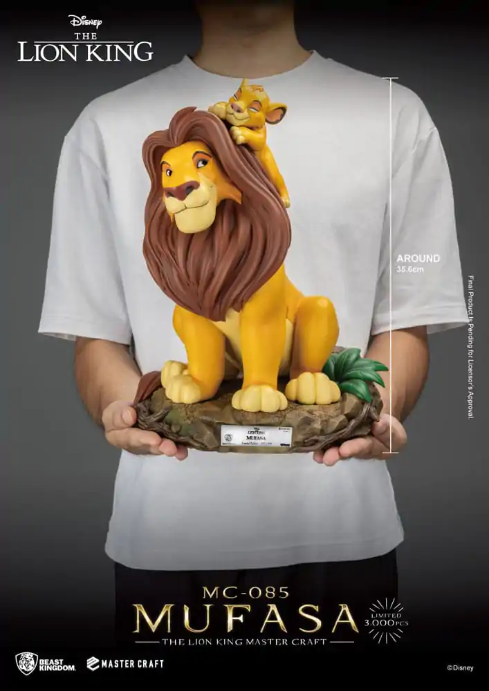 Disney Master Craft Kip The Lion King Mufasa 36 cm fotografija izdelka