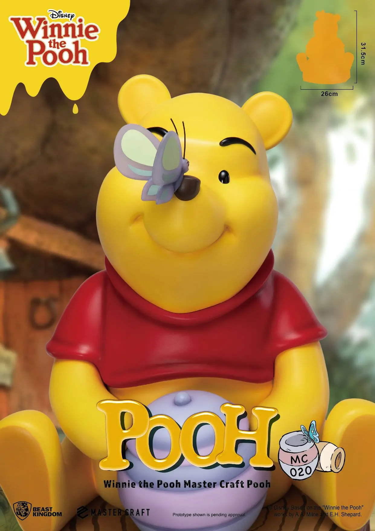 Disney Master Craft Kip Winnie the Pooh 31 cm fotografija izdelka