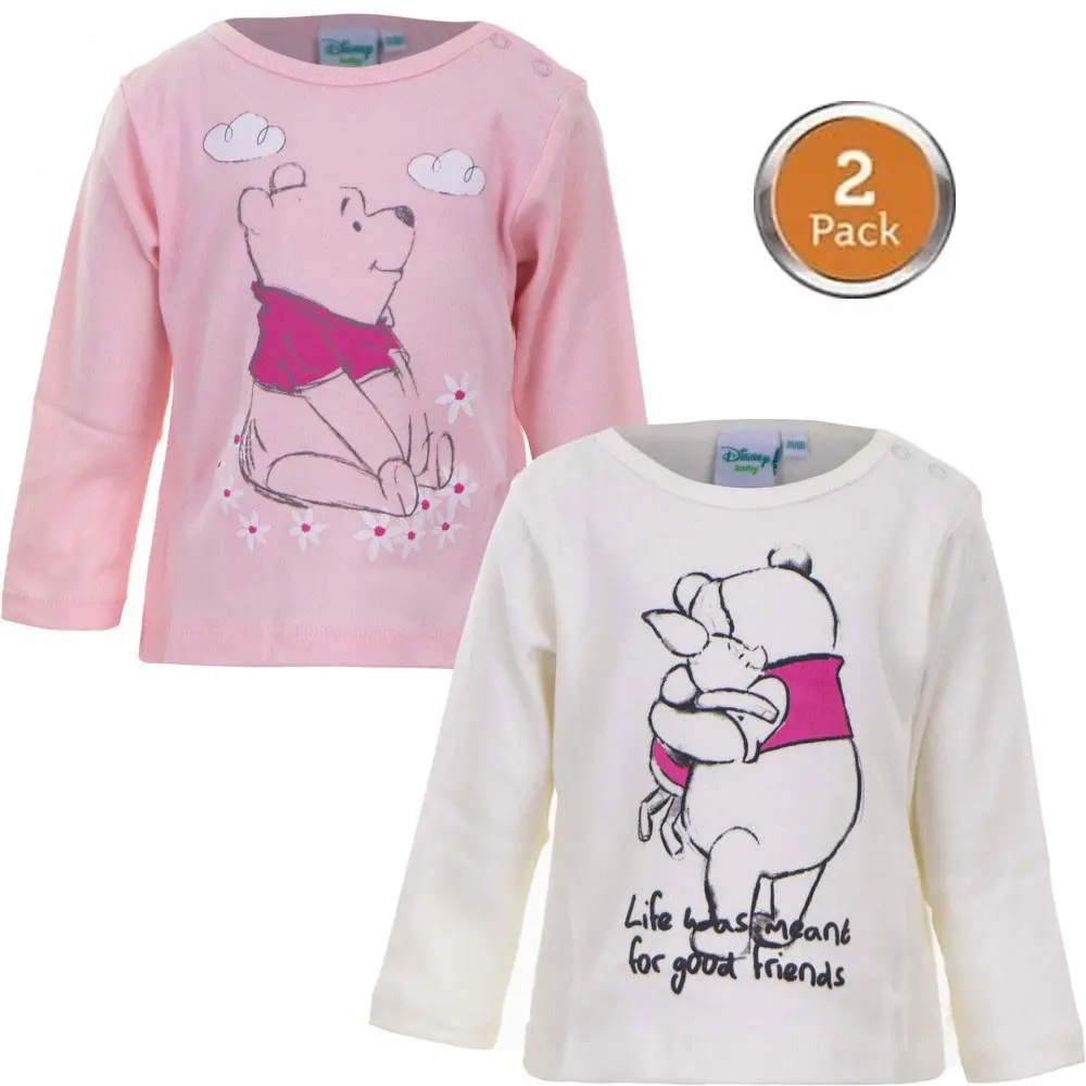 Disney Winnie the Pooh Otroška majica, zgornji del 2-delni 68/74 cm fotografija izdelka