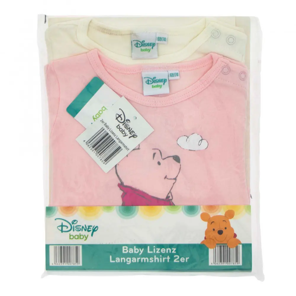 Disney Winnie the Pooh Baby majica s kratkimi rokavi, zgornji del 2-delni 74/80 cm fotografija izdelka