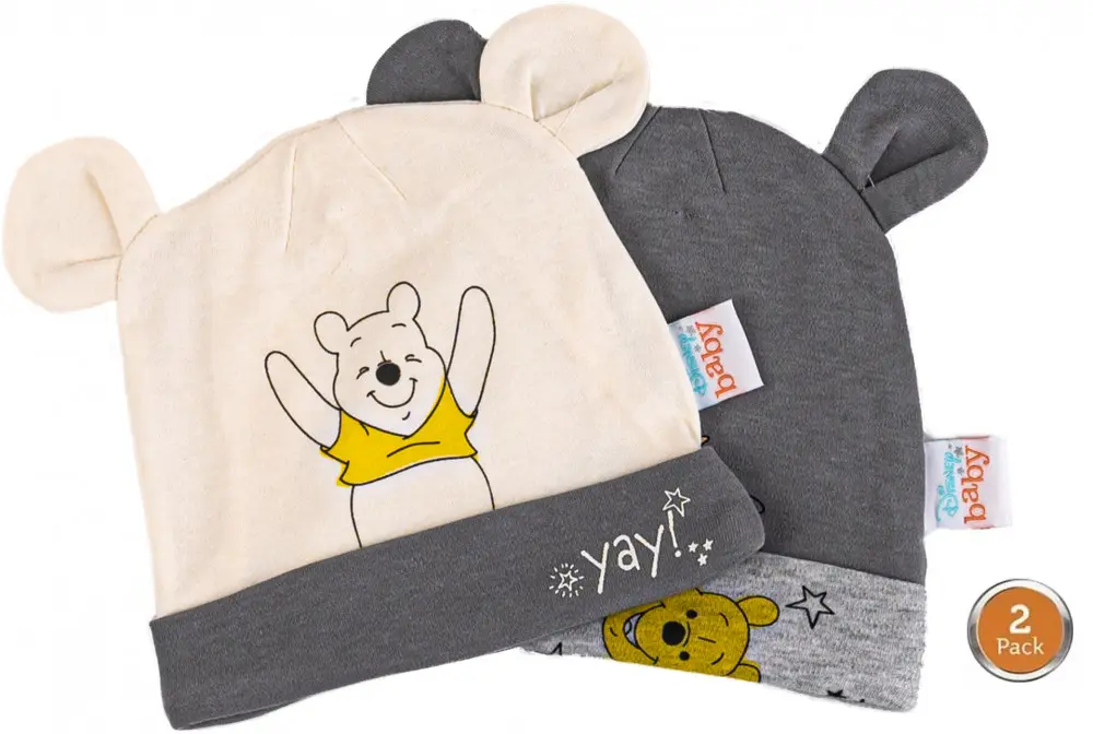 Disney Winnie the Pooh otroška kapa 2-delni set 62/68 cm fotografija izdelka