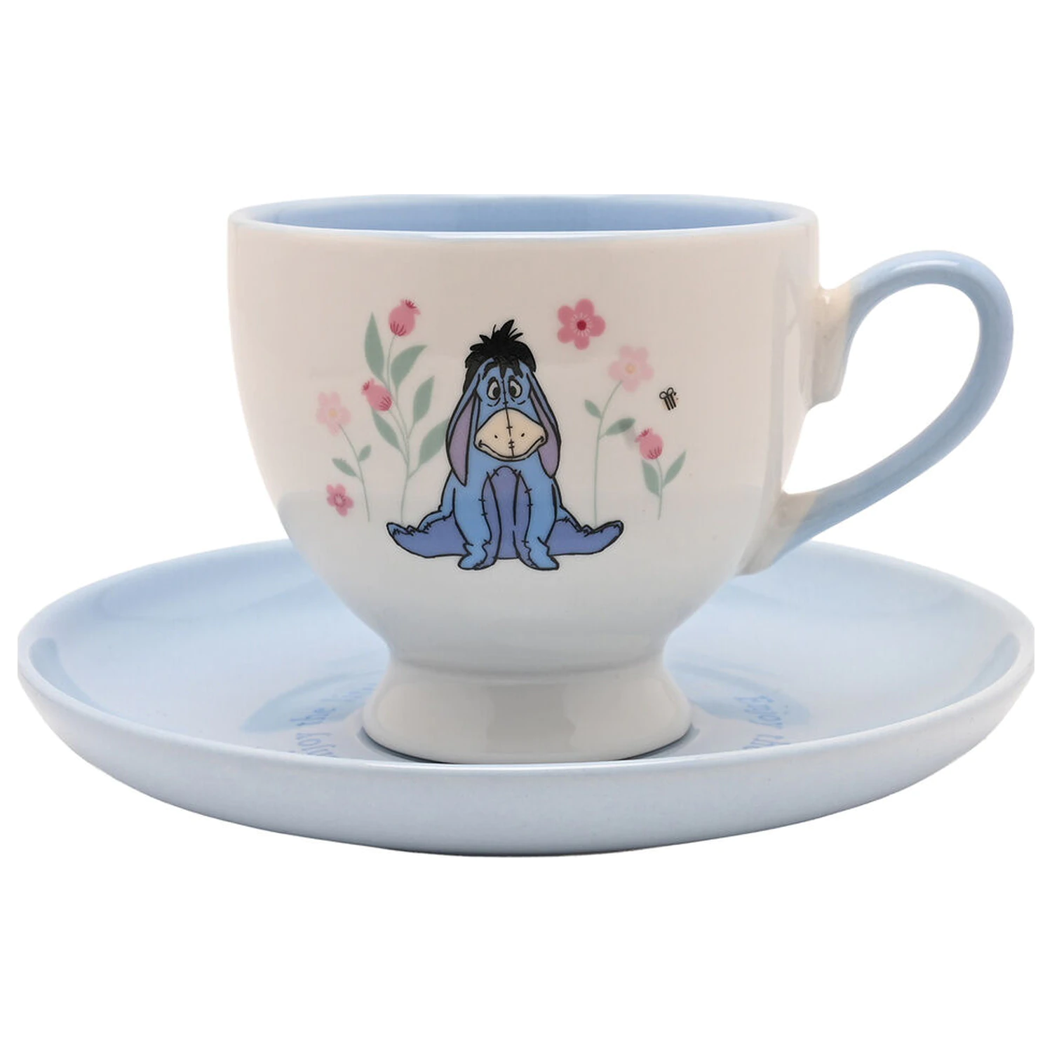 Disney Winnie the Pooh Eeyore čajna skodelica in podstavka fotografija izdelka