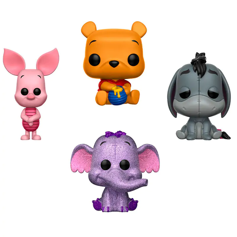 Disney POP! Movies Vinil Figura - 4-Pack Winnie the Pooh 9 cm fotografija izdelka