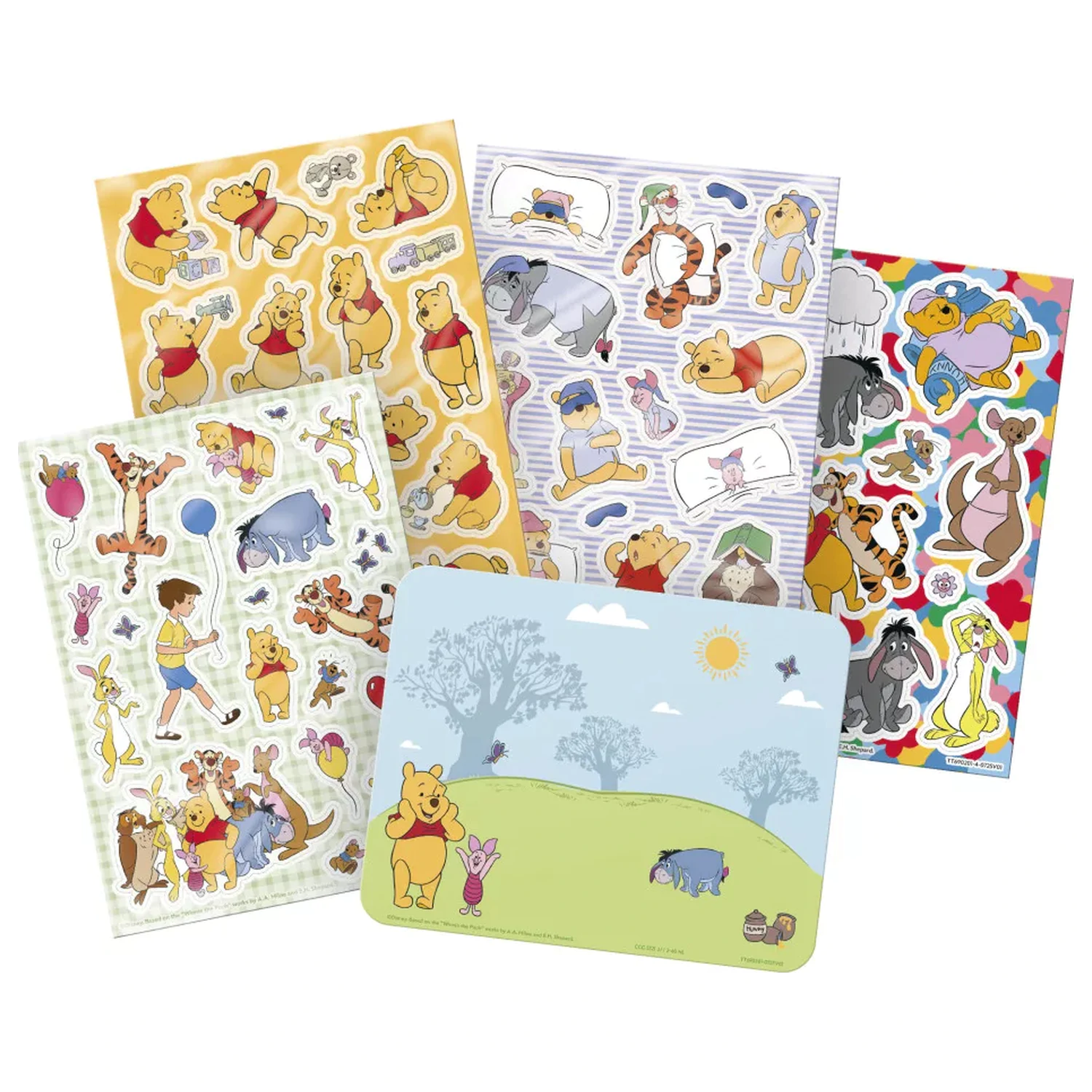 Disney Winnie the Pooh Happy set okenskih nalepk fotografija izdelka
