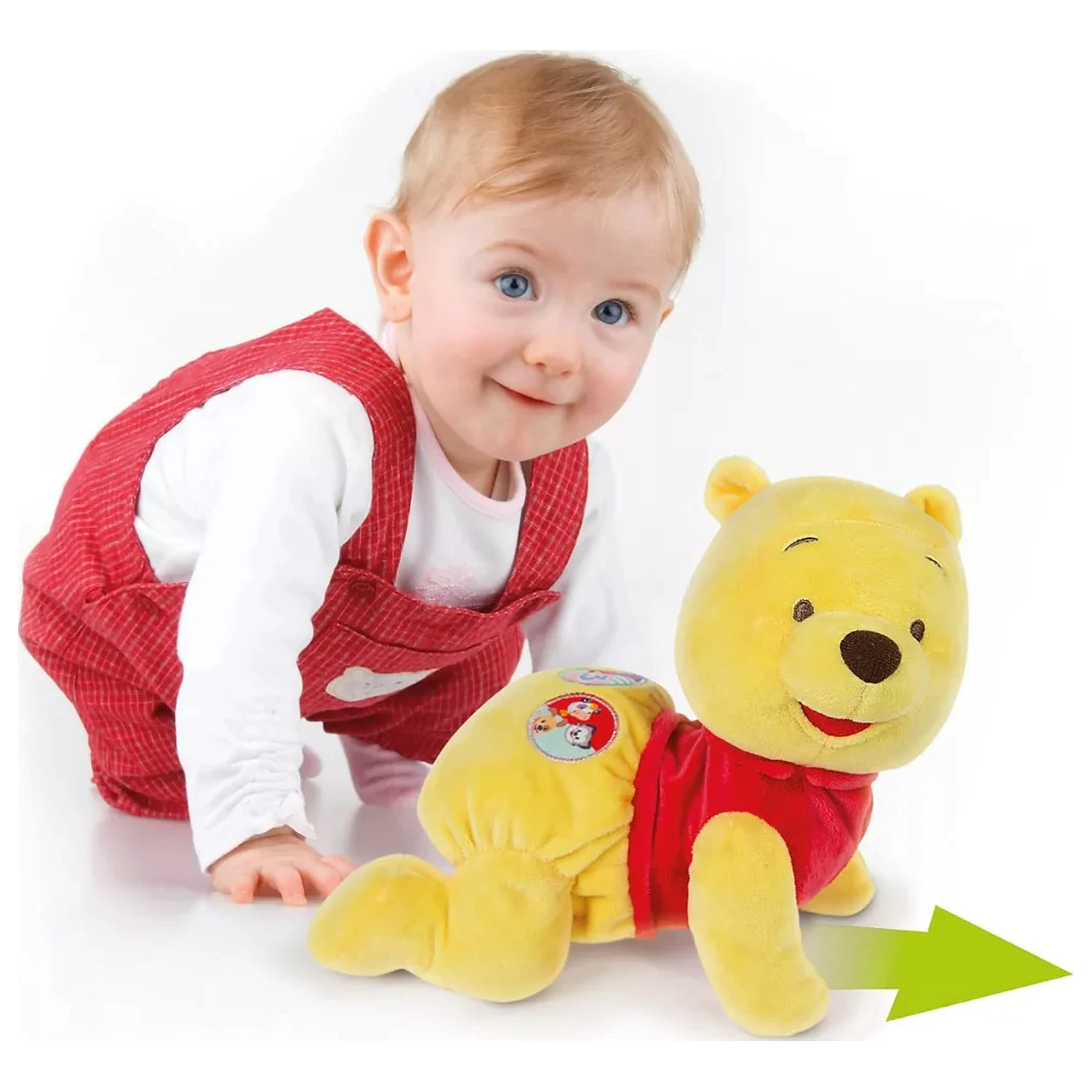 Disney Winnie the Pooh Srečna interaktivna plišasta figura, ki plazi fotografija izdelka