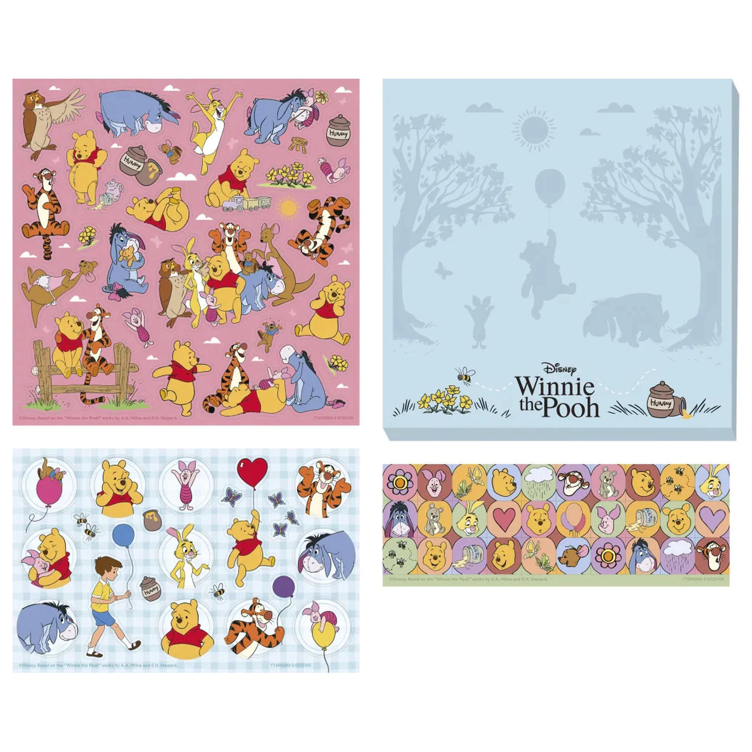 Disney Winnie the Pooh Happy Set nalepk fotografija izdelka