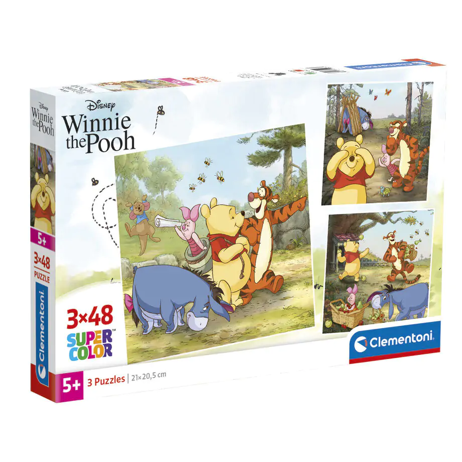 Disney Winnie the Pooh sestavljanka 3 x 48 kosov fotografija izdelka