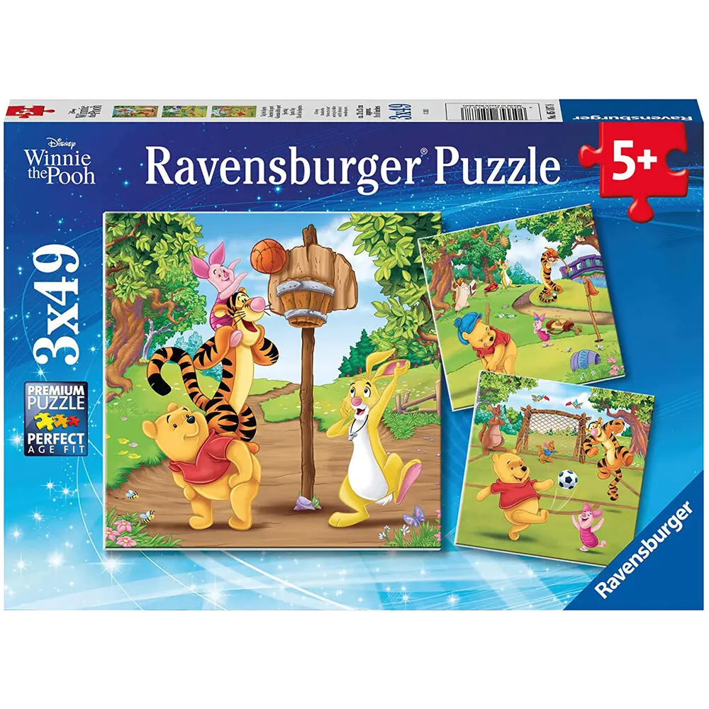 Disney Winnie the Pooh sestavljanke 3x49 kosov fotografija izdelka