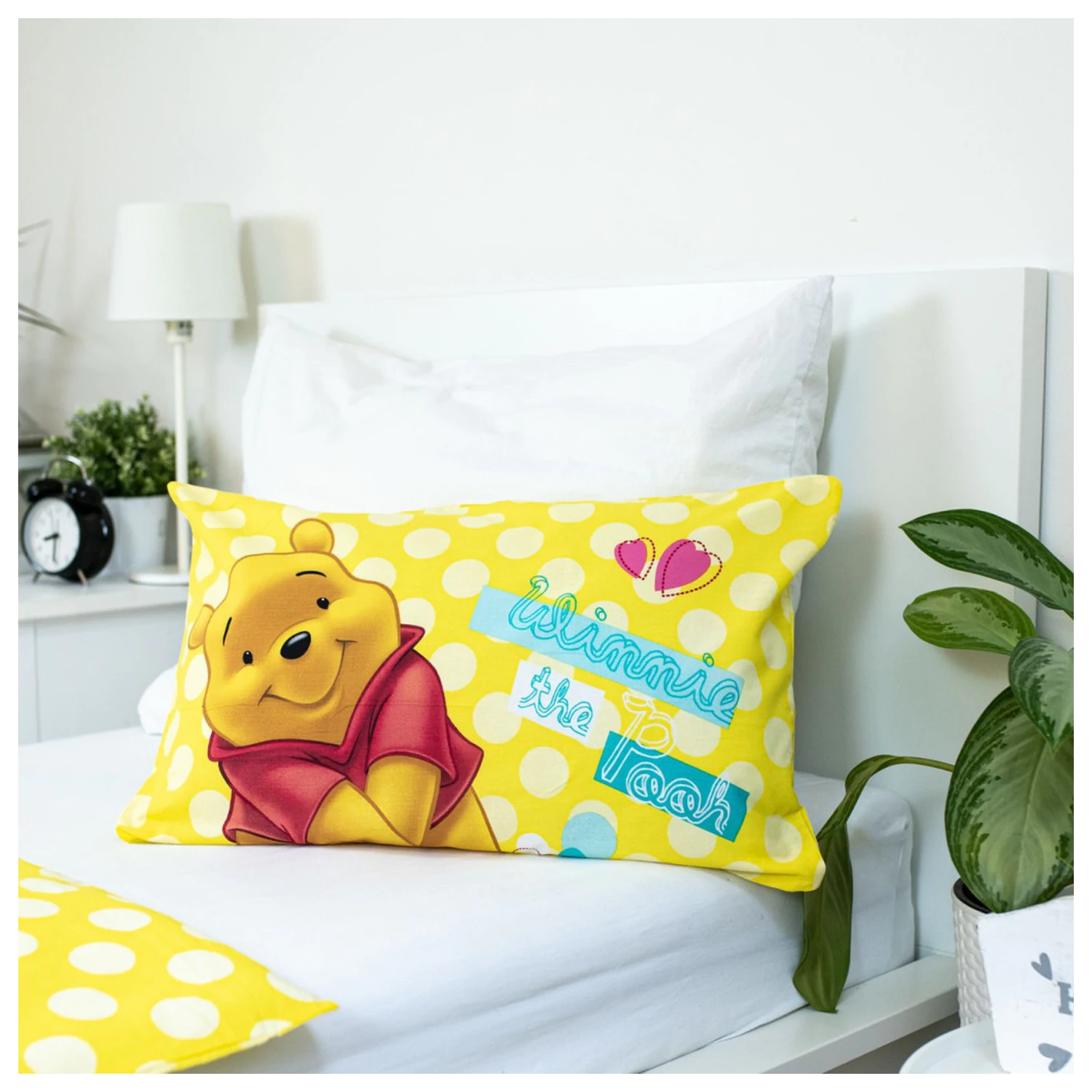Disney Winnie the Pooh Smile otroška prevleka za odejo fotografija izdelka