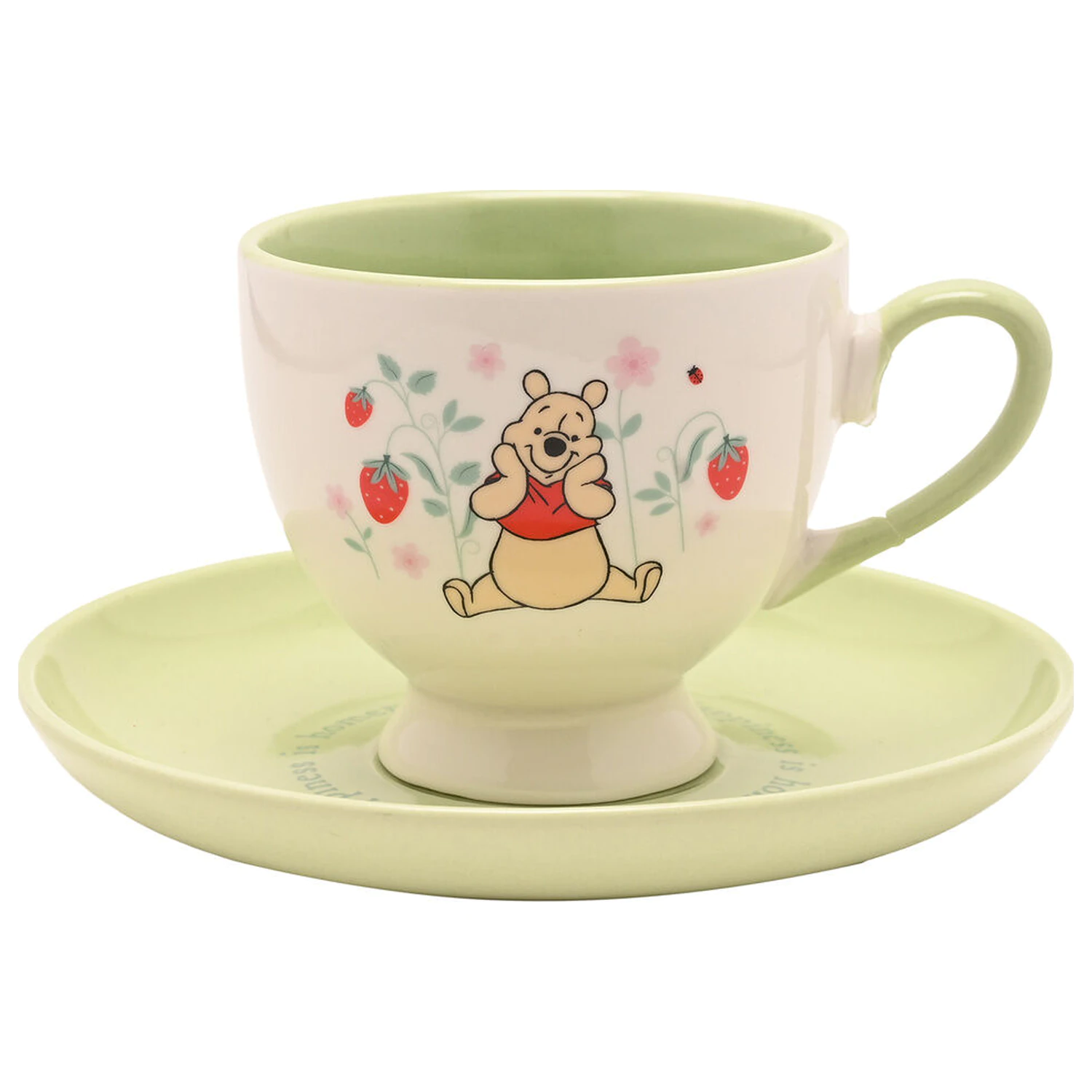 Disney Winnie the Pooh Winnie skodelica za čaj in krožniček fotografija izdelka