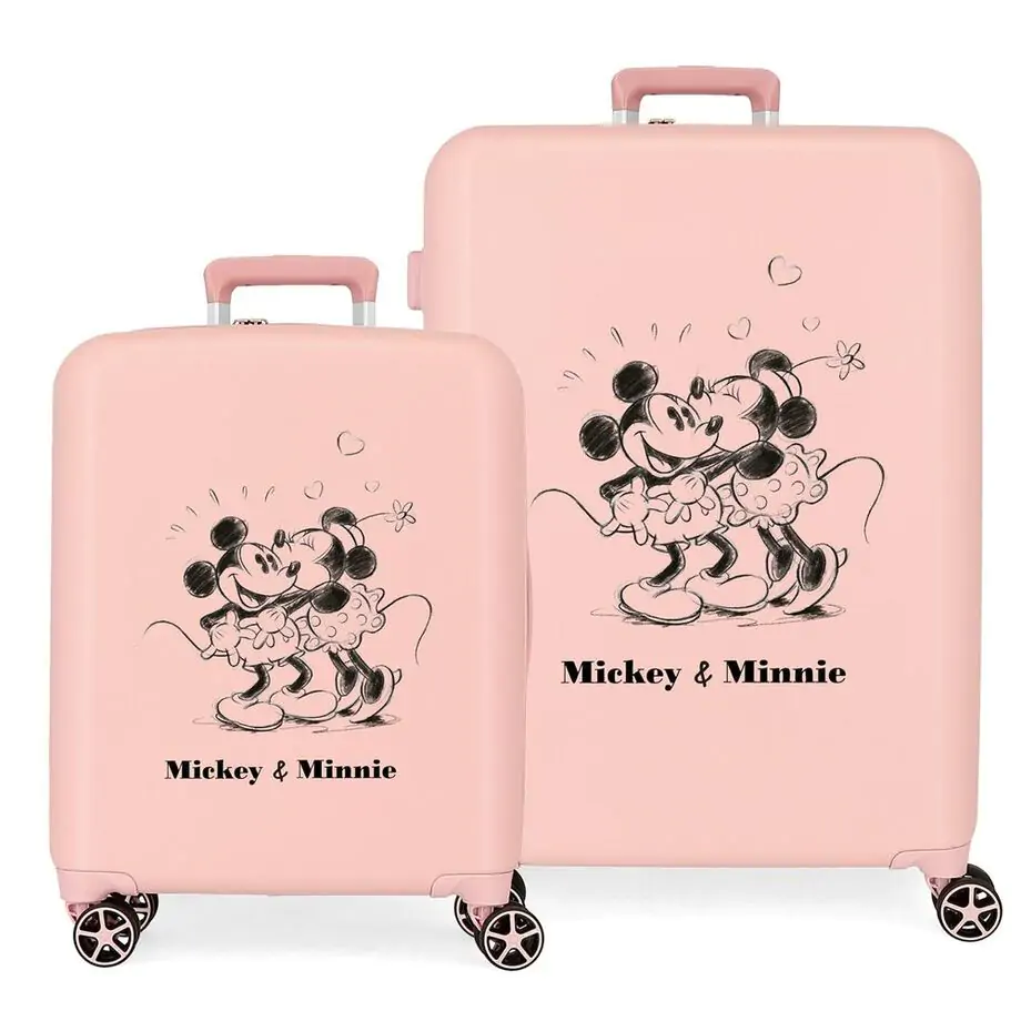 Disney Mickey & Minnie Kisses ABS set 2 kovčka na kolesih trolley fotografija izdelka