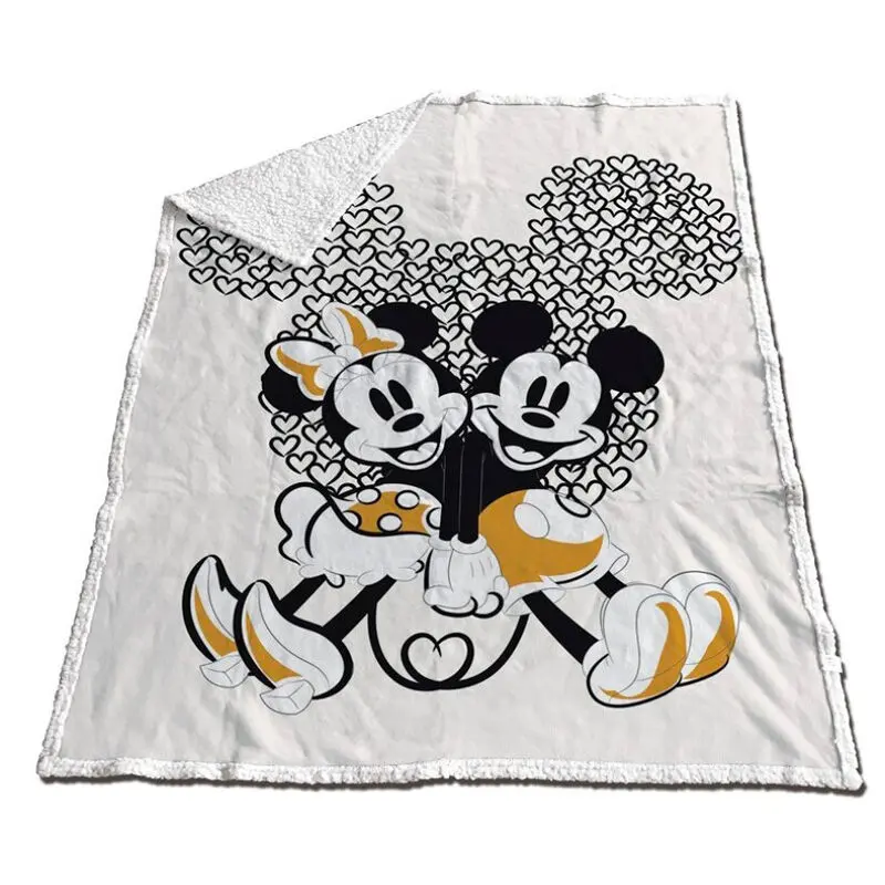 Disney Mickey & Minnie koralna sherpa odeja fotografija izdelka