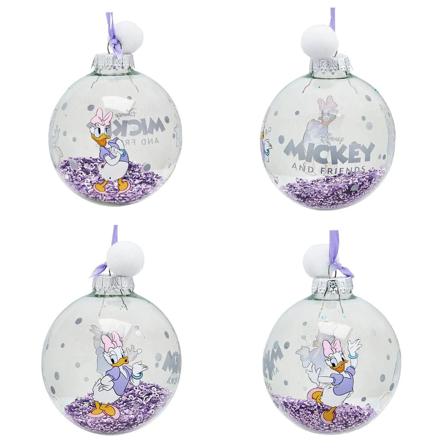 Disney Mickey and Friends komplet 7 božičnih kroglic fotografija izdelka