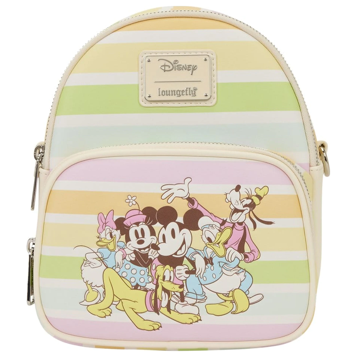 Disney by Loungefly Crossbody torba Mickey and Friends Rainbow Stribes fotografija izdelka