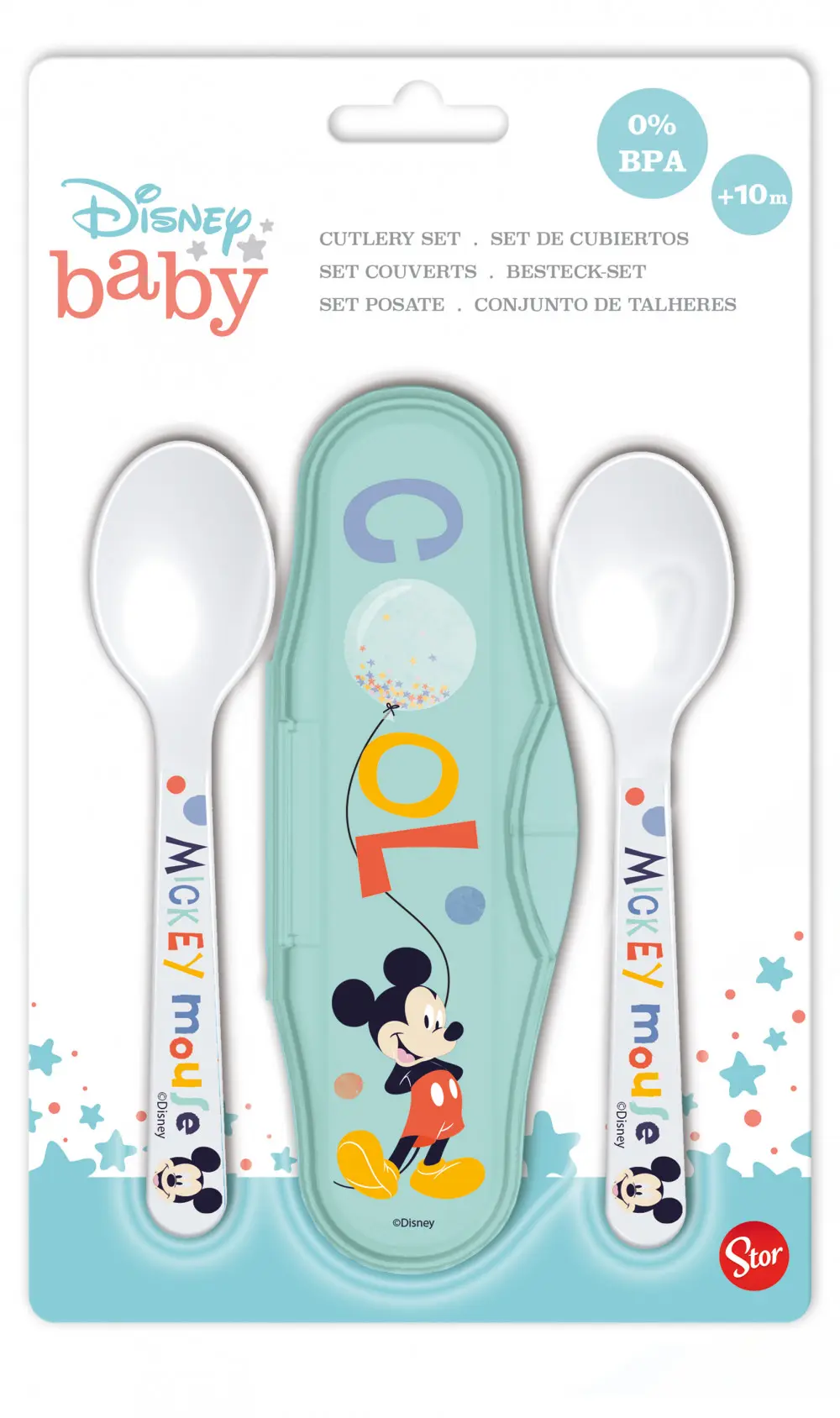 Disney Mickey Baby potovalni jedilni pribor set fotografija izdelka