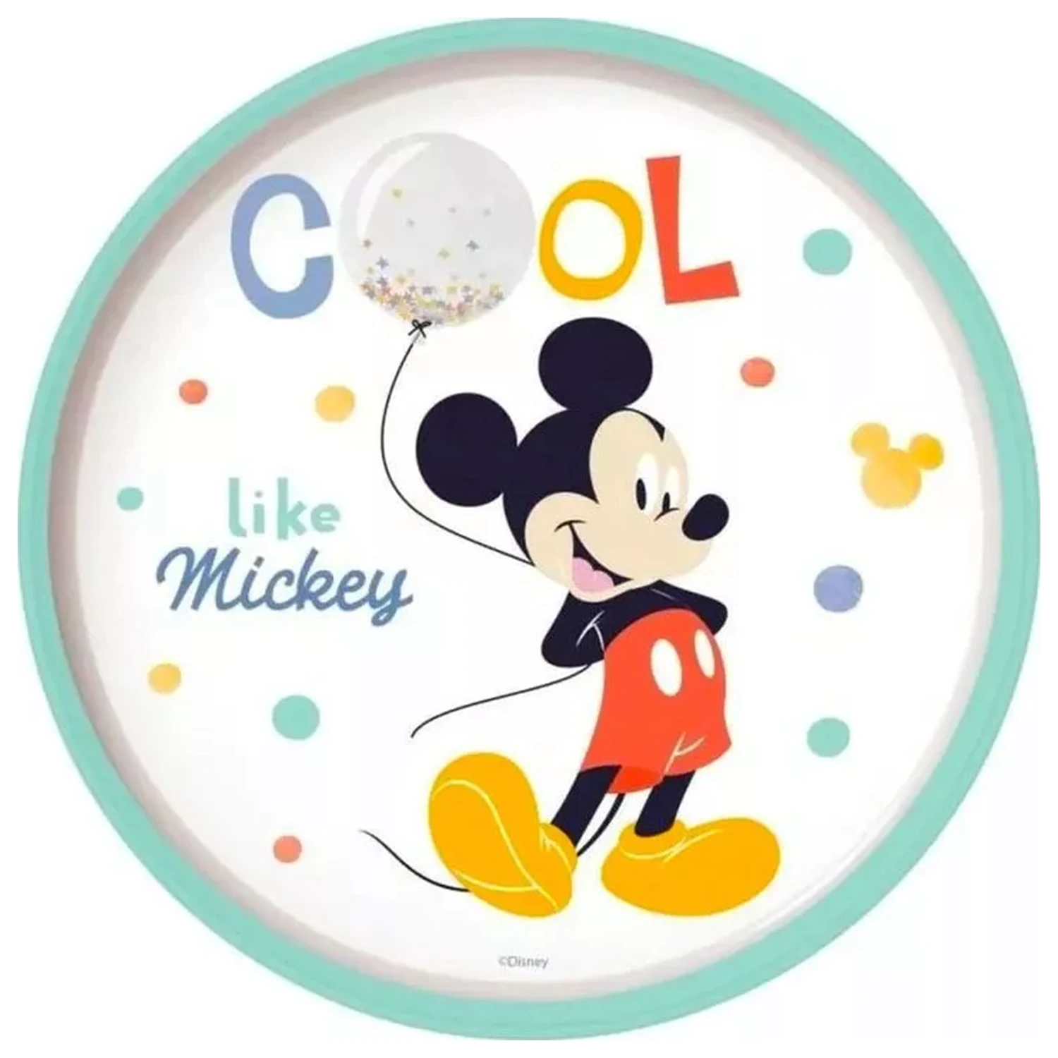 Disney Mickey Cool nedrseč mikro plitvi krožnik fotografija izdelka
