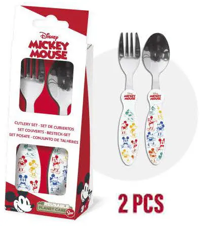 Disney Mickey kovinski jedilni pribor - 2 kosa fotografija izdelka